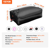 Portable Toilets & Showers: VEVOR Portable Water Storage Bladder 540L PVC Collapsible Water Tank Black