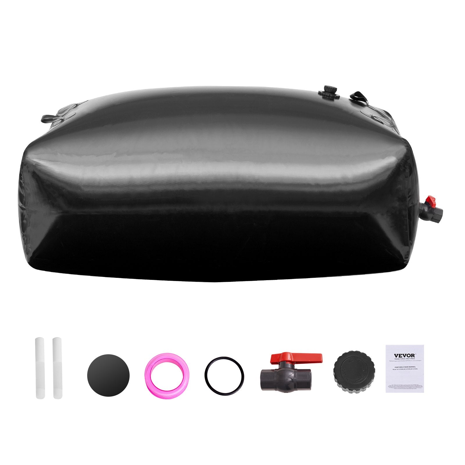 Portable Toilets & Showers: VEVOR Portable Water Storage Bladder 540L PVC Collapsible Water Tank Black