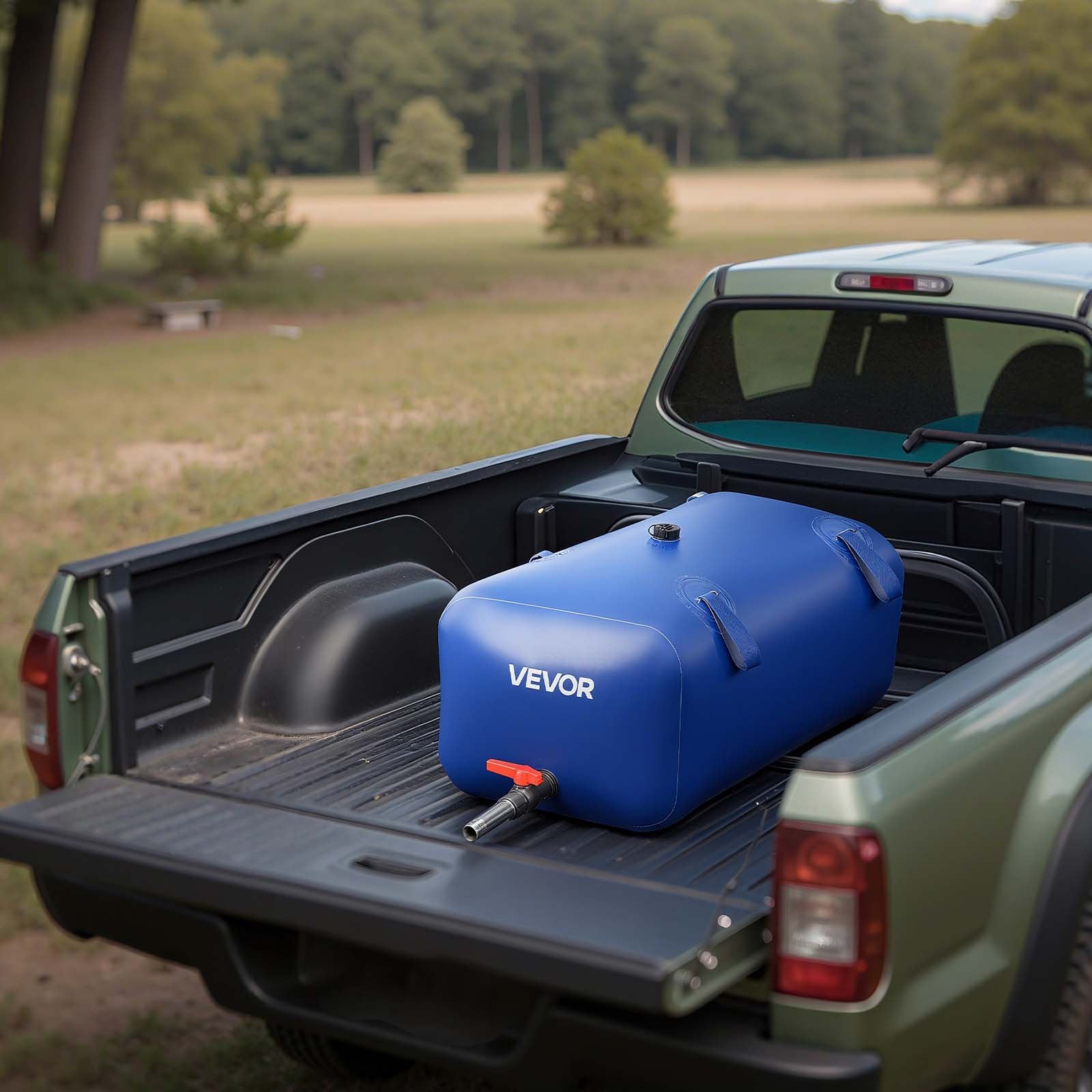 Food Storage: VEVOR Water Storage Bladder 113L Large Capacity Water Bag, Portable & Collapsible Soft Waters Container, Leakproof & Tear-Resistant PVC Emergency Waters Storage Tank for RV Truck & Outdoor Use