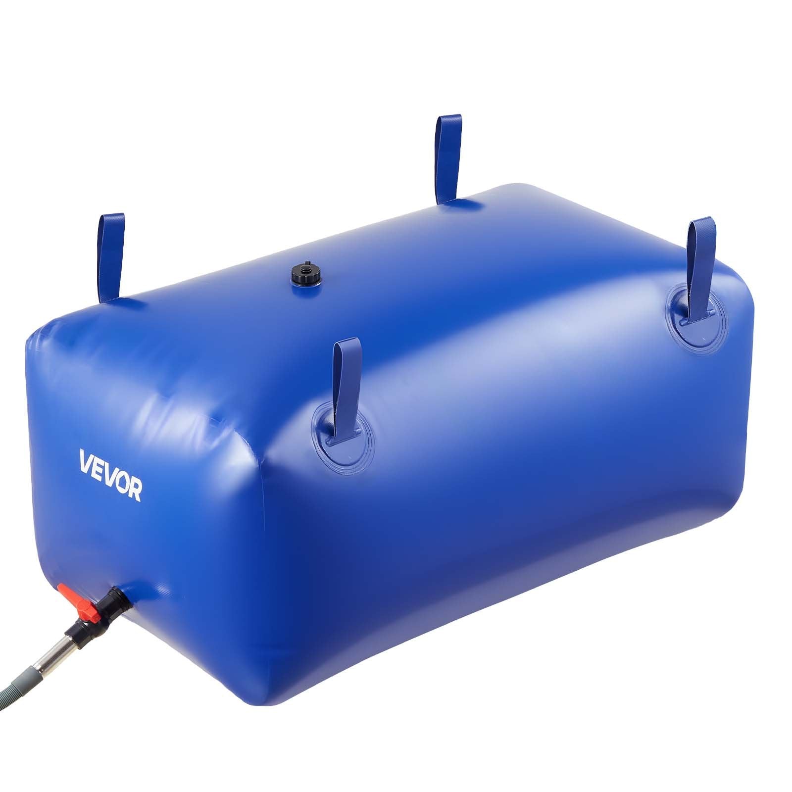 Water Storage Bladder 240L Large Capacity Water Bag, Portable & Collapsible Soft Waters Container, Leakproof & Tear-Resistant PVC Emergency Waters Storage Tank for RV Truck & Outdoor Use
