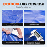 Portable Toilets & Showers: VEVOR Portable Water Storage Bladder 264 Gal 1000D PVC Collapsible Water Tank