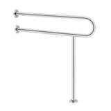 Automotive Parts: VEVOR Toilet Safety Rail, 80 cm U-Shaped Handicap Grab Bar, 304 Stainless Steel Senior Safety Pole, Toilet Grab Bars with Anti-Slip Handle, 136 kg Load Capacity Security Handrail with Support Leg