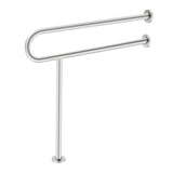 Automotive Parts: VEVOR Toilet Safety Rail, 80 cm U-Shaped Handicap Grab Bar, 304 Stainless Steel Senior Safety Pole, Toilet Grab Bars with Anti-Slip Handle, 136 kg Load Capacity Security Handrail with Support Leg