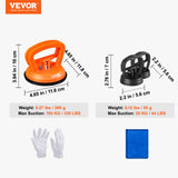 Automotive Repair & Speciality Tools: VEVOR 3PCS Car Body Dent Puller Suction Repair Pull Ding Remover Sucker Cup Tool