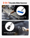 Hand Tools: VEVOR Dent Puller Kit, 61 PCS Paintless Dent Removal Kit with Golden Lifter, Slide Hammer T-Bar, Glue Gun, Auto Body Hail Damage Repair Remover Tools for Car Refrigerator Large Small Door Ding Repair