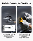 Hand Tools: VEVOR Dent Puller Kit, 61 PCS Paintless Dent Removal Kit with Golden Lifter, Slide Hammer T-Bar, Glue Gun, Auto Body Hail Damage Repair Remover Tools for Car Refrigerator Large Small Door Ding Repair