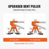 Automotive Repair & Speciality Tools: VEVOR 56 PCS Dent Removal Kit, Paintless Dent Repair Kit with Golden Lifter, Bridge Puller, Car Dent Puller with Puller Tabs, Hot Glue Gun for Auto Body Dents, Hail Damage, Door Ding