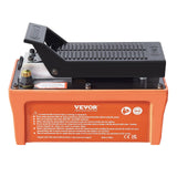 Fuel & Exhaust: VEVOR Air Hydraulic Pump, 10,000 PSI 1/2 Gal Reservoir, NPT 3/8" Oil Outlet, NPT 1/4" Inlet, 6.6 ft Pipe, Foot Actuated Hydraulic Pump Air Treadle for Auto Body Frame Machines and Pulling Post, Orange