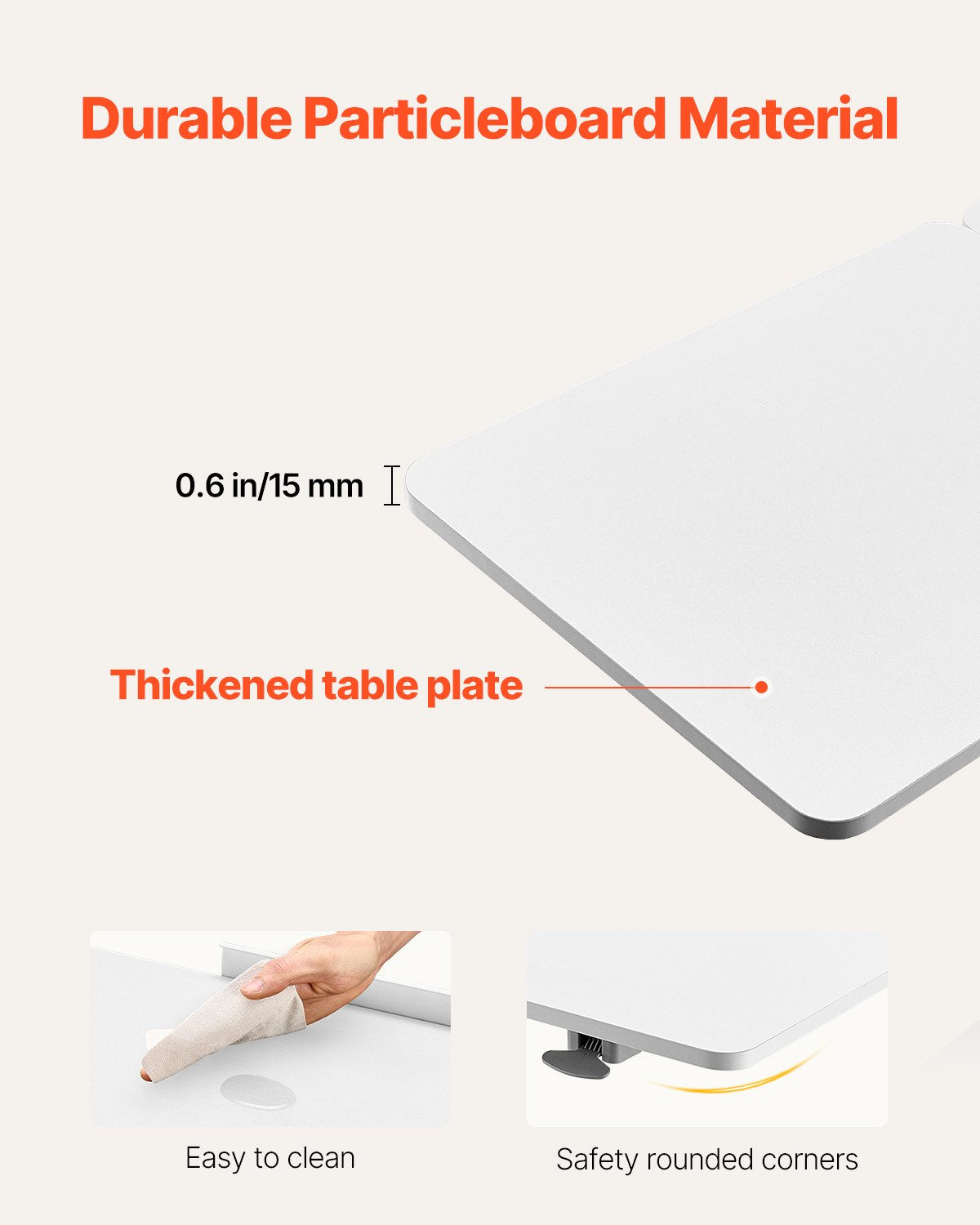 Kid's Desks: VEVOR Overbed Table, Mobile Bed Side Table with Flip Desktop and 4 Hidden Wheels, Height & Angle Adjustable Rolling Laptop Desk with Cup Holder, Portable Over Bed Desk for Home, Office, Study, White