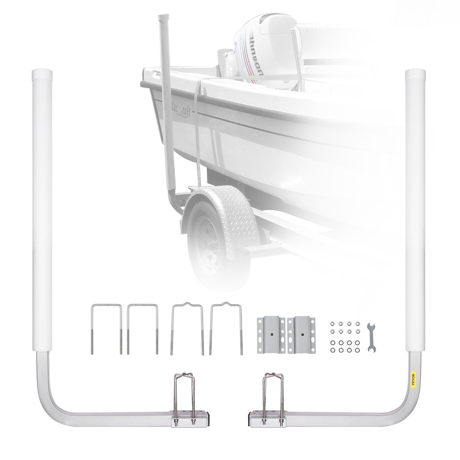 Bath Towels & Robes: VEVOR Boat Trailer Guide, 1016mm Adjustable Design Trailer Guide Poles, 2PCS High-Hardness Steel Trailer Guide-Ons, Trailer Guides with PVC Pipe Posts, for Ski Boat, Fishing Boat or Sailboat Trailer