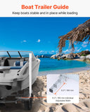 Boating Accessories: VEVOR Boat Trailer Guide, 1219.2mm Adjustable Design Trailer Guide Poles, 2PCS High-Hardness Steel Trailer Guide-Ons, Trailer Guides with PVC Pipes, for Ski Boat, Fishing Boat or Sailboat Trailer