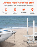 Boating Accessories: VEVOR Boat Trailer Guide, 1219.2mm Adjustable Design Trailer Guide Poles, 2PCS High-Hardness Steel Trailer Guide-Ons, Trailer Guides with PVC Pipes, for Ski Boat, Fishing Boat or Sailboat Trailer