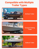 Boating Accessories: VEVOR Boat Trailer Guide, 1219.2mm Adjustable Design Trailer Guide Poles, 2PCS High-Hardness Steel Trailer Guide-Ons, Trailer Guides with PVC Pipes, for Ski Boat, Fishing Boat or Sailboat Trailer