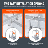 Caravan Accessories: VEVOR Boat Trailer Guide, 1.57M with LED Light Trailer Guide Poles, 2PCS Rustproof Galvanized Steel Trailer Guide ons, Trailer Guides with PVC Pipes, for Ski Boat, Fishing Boat or Sailboat Trailer