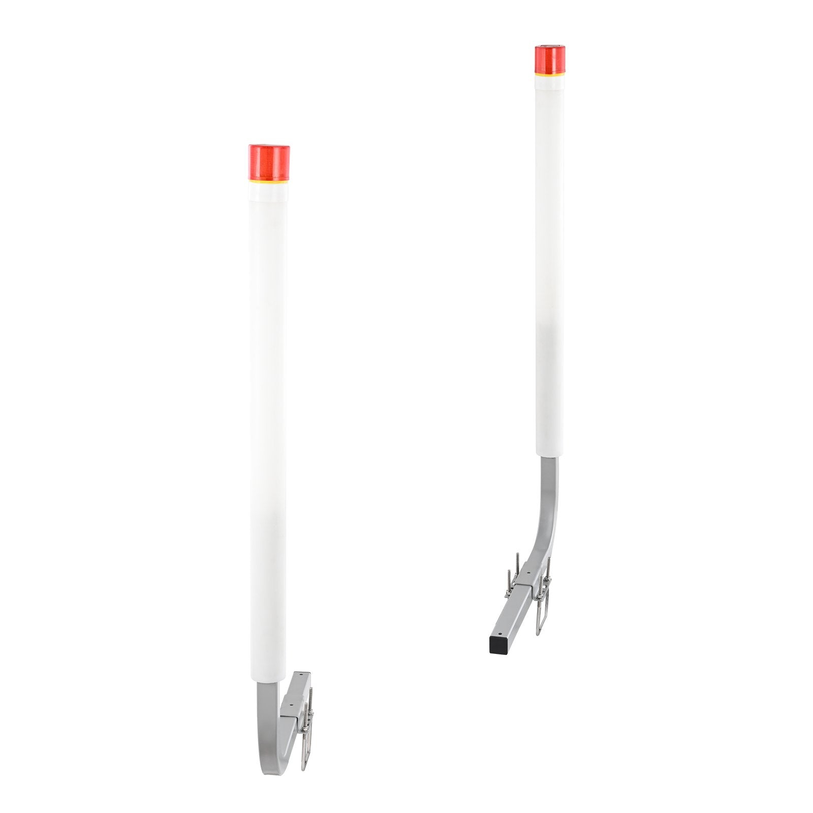 Caravan Accessories: VEVOR Boat Trailer Guide, 1.57M with LED Light Trailer Guide Poles, 2PCS Rustproof Galvanized Steel Trailer Guide ons, Trailer Guides with PVC Pipes, for Ski Boat, Fishing Boat or Sailboat Trailer