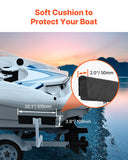 Caravan Accessories: VEVOR Boat Trailer Guide, 2PCS Adjustable Short Bunk Guide-Ons, Hardened Steel Trailer Guide Poles with Soft Cushion, Heavy Duty Roller Guide Design, for Ski Boat, Fishing Boat or Sailboat Trailer