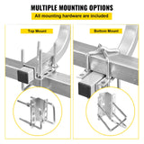 Boating Accessories: VEVOR Boat Trailer Guide on, 24"", One Pair Trailer Pontoon Bunk Board Guide-ons, Steel Trailer Guides, Complete Mounting Accessories Included, for Ski Boat, Fishing Boat or Sailboat Trailer