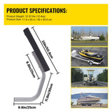 Boating Accessories: VEVOR Boat Trailer Guide on, 24"", One Pair Trailer Pontoon Bunk Board Guide-ons, Steel Trailer Guides, Complete Mounting Accessories Included, for Ski Boat, Fishing Boat or Sailboat Trailer