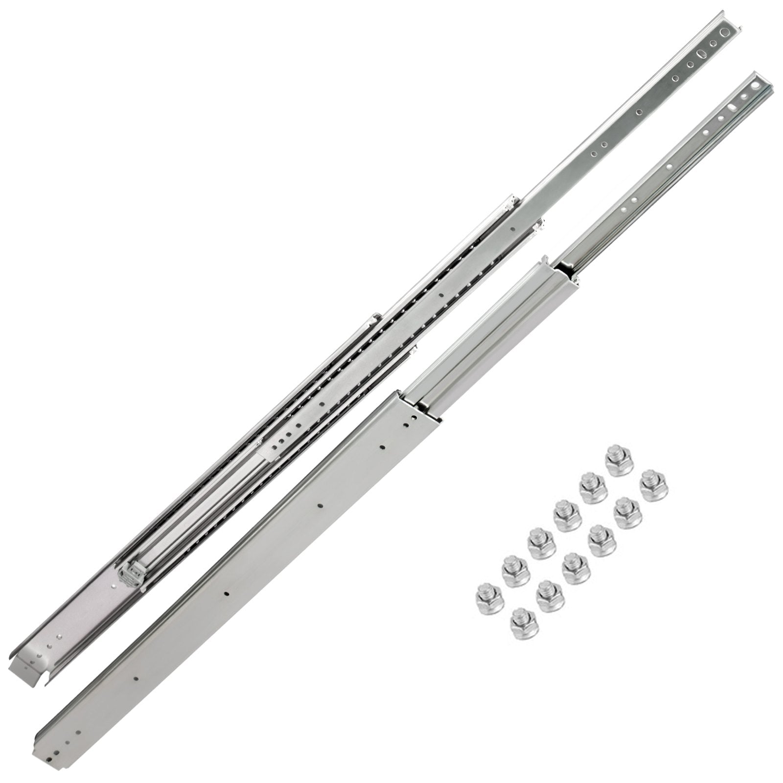 Basketball & Basketball Accessories: VEVOR Drawer Slide Soft Close Drawer 1Pair 36" Ball Bearing Full Extension 500lb