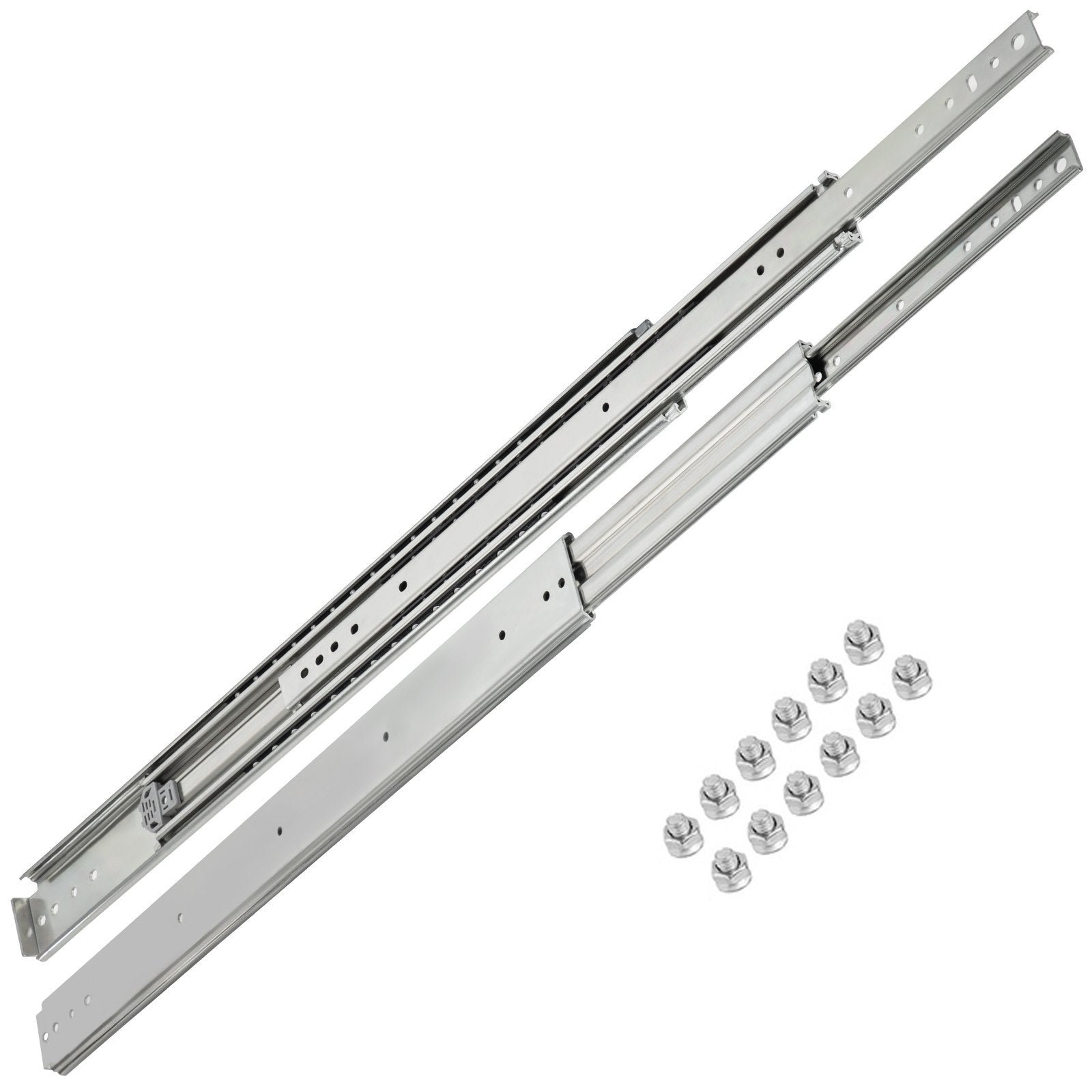 Basketball & Basketball Accessories: VEVOR Drawer Slide Soft Close Drawer 1Pair 40" Ball Bearing Full Extension 500lb