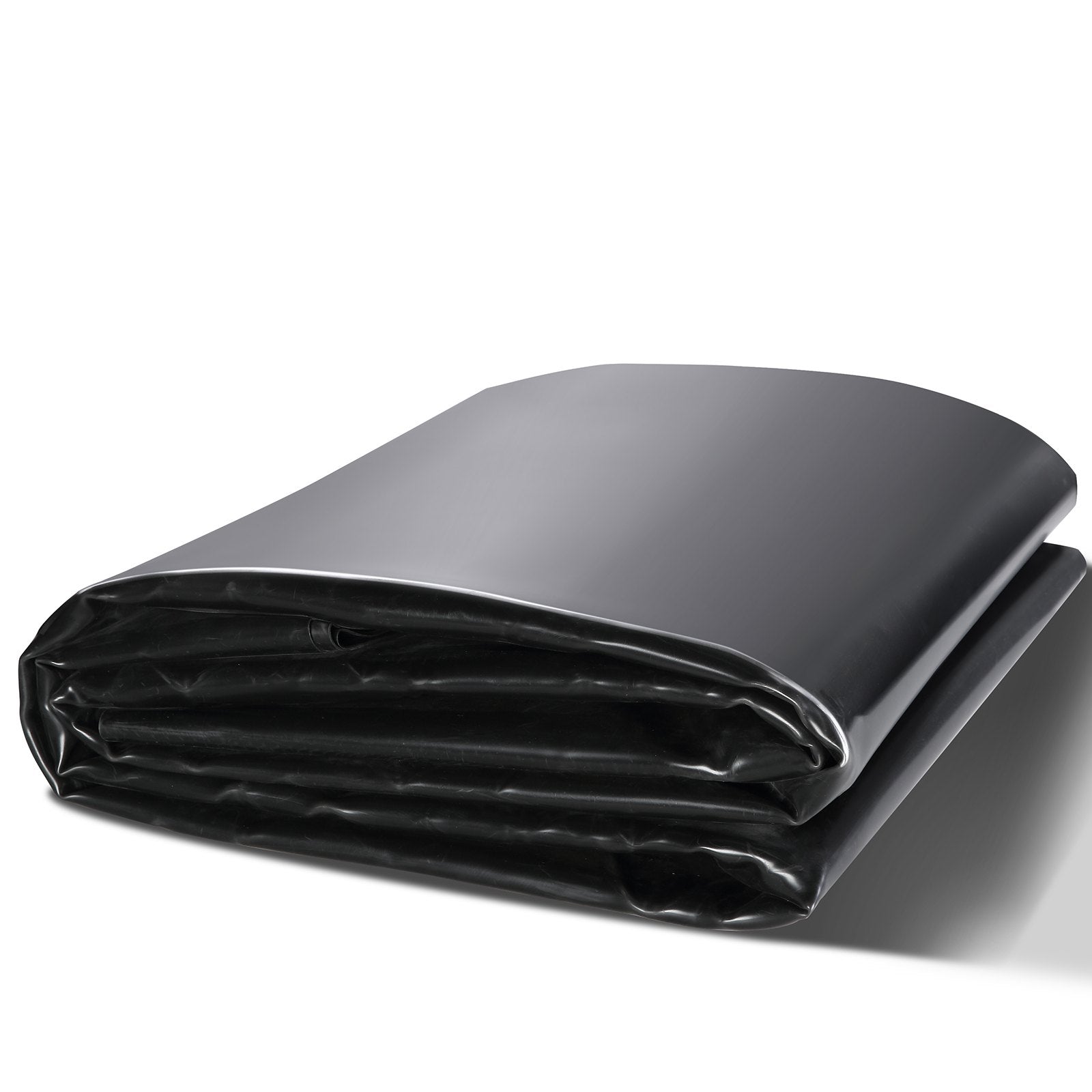 Greenhouses & Accessories: VEVOR Pond Liner, 6 x 7.6 m 45 Mil Thick, Pliable EPDM Material Pond Skins, Easy Cutting Underlayment for Fish or Koi Pond, Waterfall Base, Water Features, Water Gardens, Fountains, Black