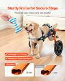 Mobility & Accessibility: VEVOR Dog Wheelchair for Back Legs, Lightweight 2 Wheels Pet Wheelchair, Height, Width & Length Adjustable, Dog Cart with Shock-Absorbing Wheels, for Injured, Disabled Dogs 15.8-21.7 kg, Medium