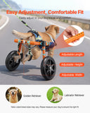 Mobility & Accessibility: VEVOR Dog Wheelchair for Back Legs, Lightweight 2 Wheels Pet Wheelchair, Height, Width & Length Adjustable, Dog Cart with Shock-Absorbing Wheels, for Injured, Disabled Dogs 15.8-21.7 kg, Medium