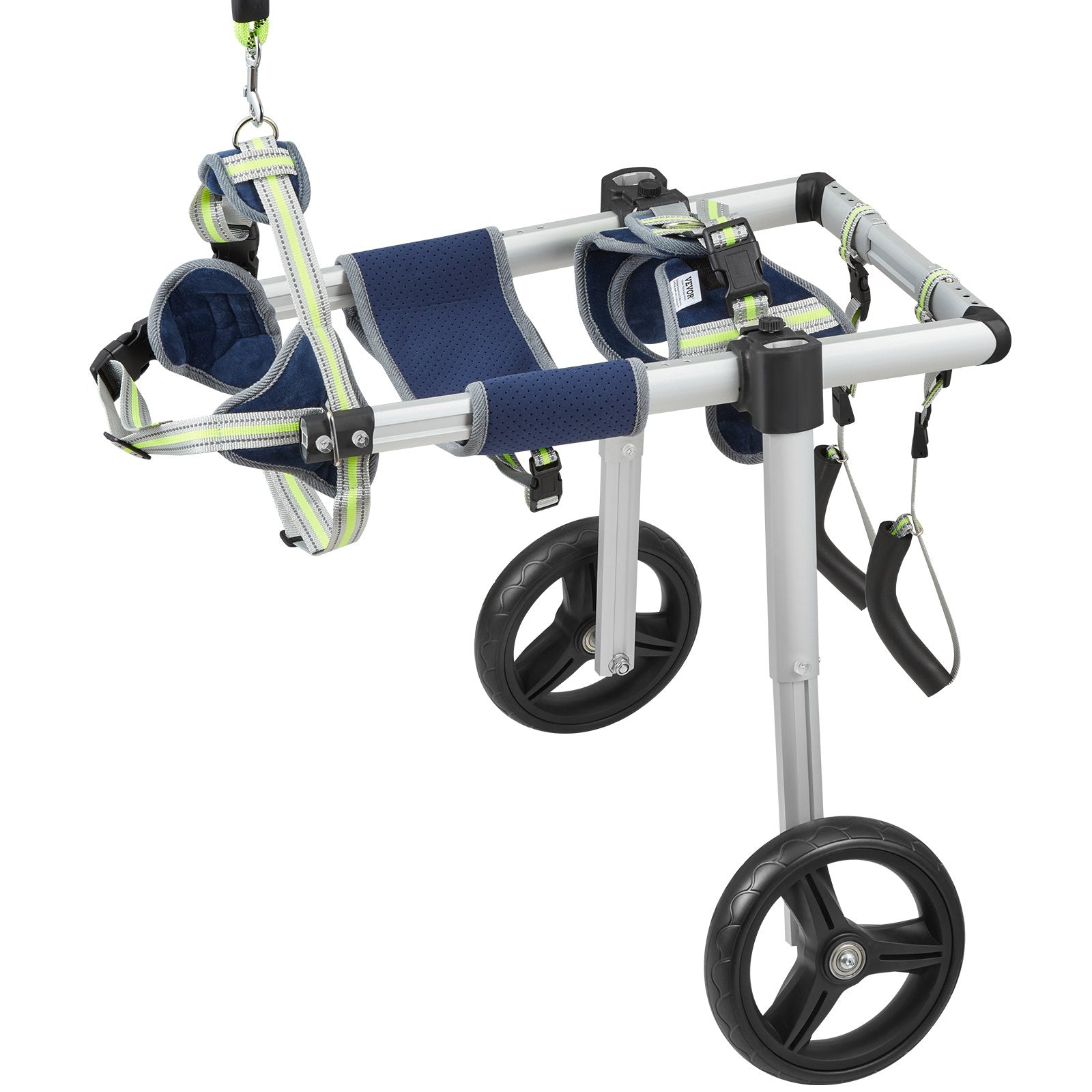 2 Wheels Dog Wheelchair for Back Legs, Pet Wheelchair Lightweight & Adjustable Assisting in Healing, Dog Cart/Wheelchair for Injured, Disabled, Paralysis, Hind Limb Weak Pet(M)