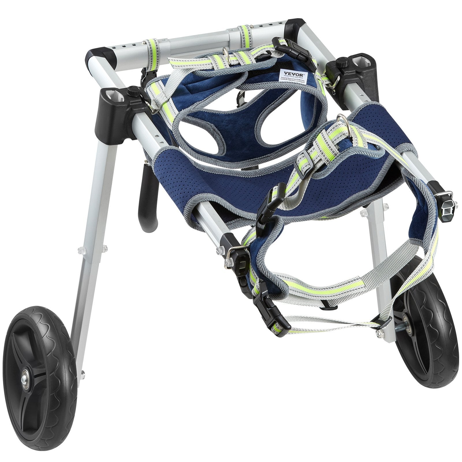 2 Wheels Dog Wheelchair for Back Legs, Pet Wheelchair Lightweight & Adjustable Assisting in Healing, Dog Cart/Wheelchair for Injured, Disabled, Paralysis, Hind Limb Weak Pet(M)