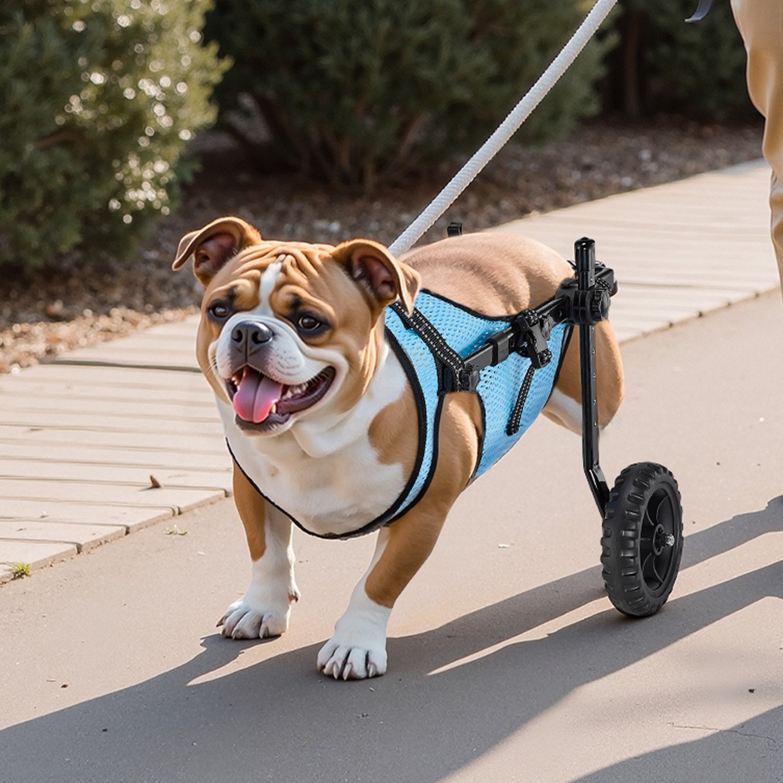 Cat Carriers & Crates: VEVOR Dog Wheelchair for Back Legs, Adjustable 2 Wheels Pet Wheelchair, Lightweight  Dog Cart with Shock-Absorbing Wheels, Mobility Support Wheel Chair for Disabled Injured Dogs up to 15kg, Medium