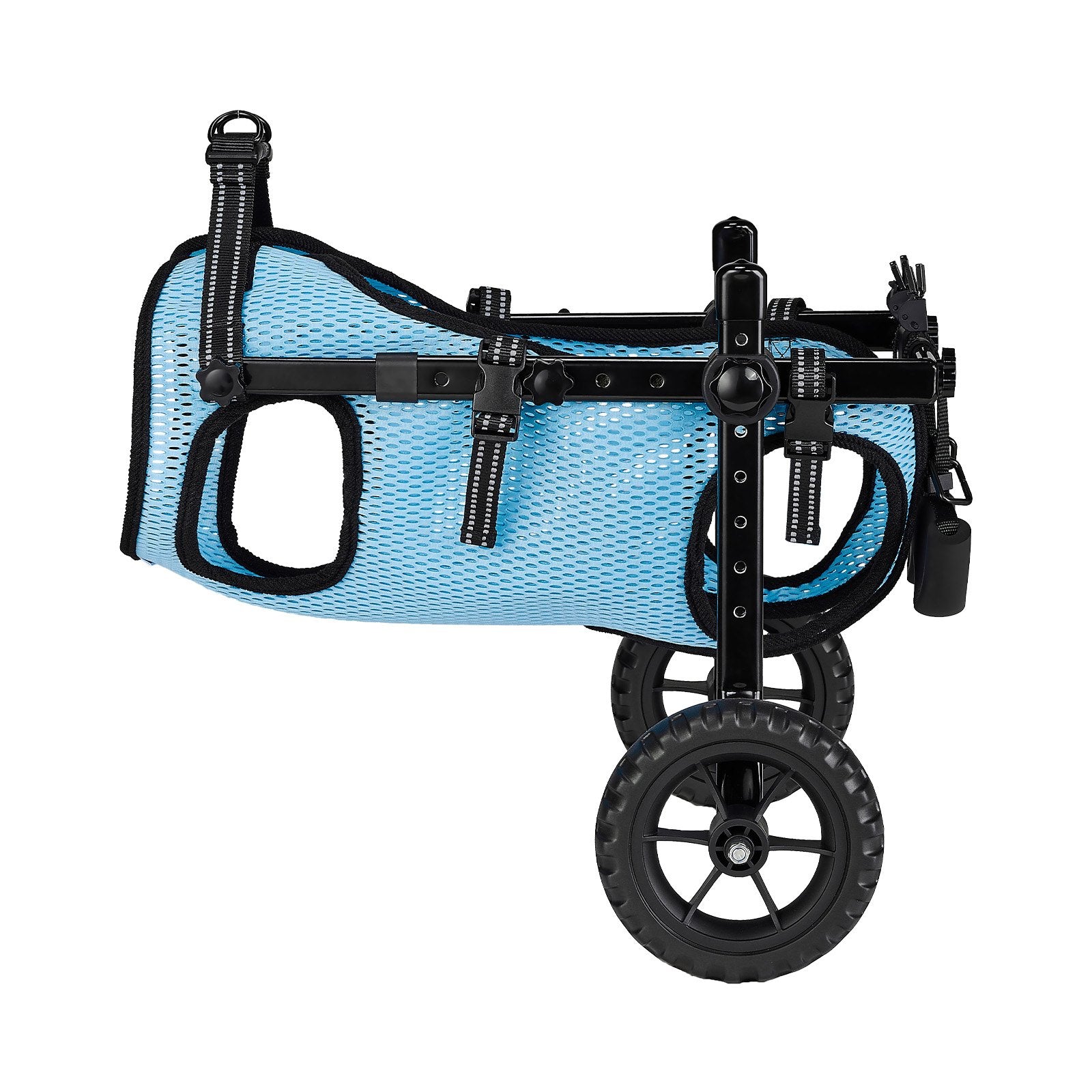 Cat Carriers & Crates: VEVOR Dog Wheelchair for Back Legs, Adjustable 2 Wheels Pet Wheelchair, Lightweight  Dog Cart with Shock-Absorbing Wheels, Mobility Support Wheel Chair for Disabled Injured Dogs up to 15kg, Medium