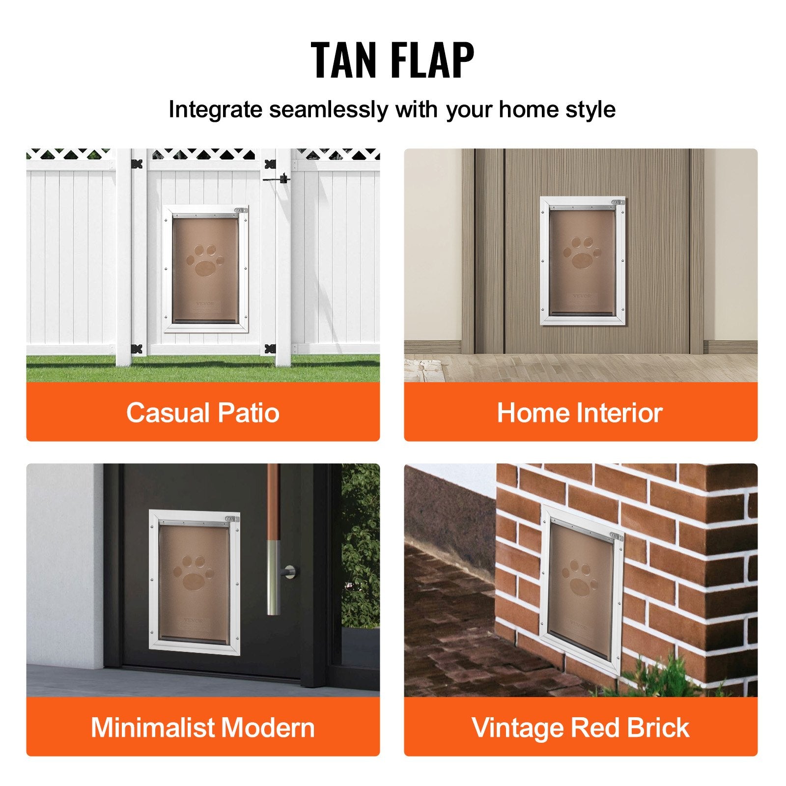 Automotive Repair & Speciality Tools: VEVOR Pet Door Replacement Flap 20.96 x 31.12 cm Compatible with VEVOR Pet Door