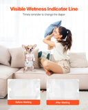 Food Storage: VEVOR Disposable Male Dog Diapers, Super Absorbent Male Dog Wraps, 360 ° Leak-Proof Belly Bands with Wetness Indicator for Doggies in Heat, Training, Incontinence - XS, 96 Count (2 Packs of 48)