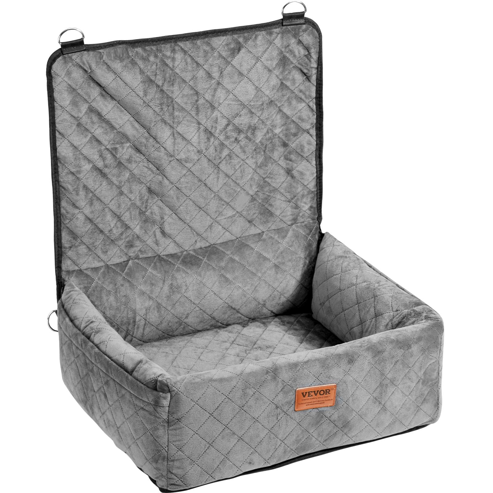 Automotive Decor: VEVOR Dog Booster Car Seat Pet Car Seat for Small Medium Dog up to 18.1 kg Gray