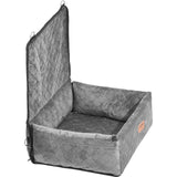 Automotive Decor: VEVOR Dog Booster Car Seat Pet Car Seat for Small Medium Dog up to 18.1 kg Gray