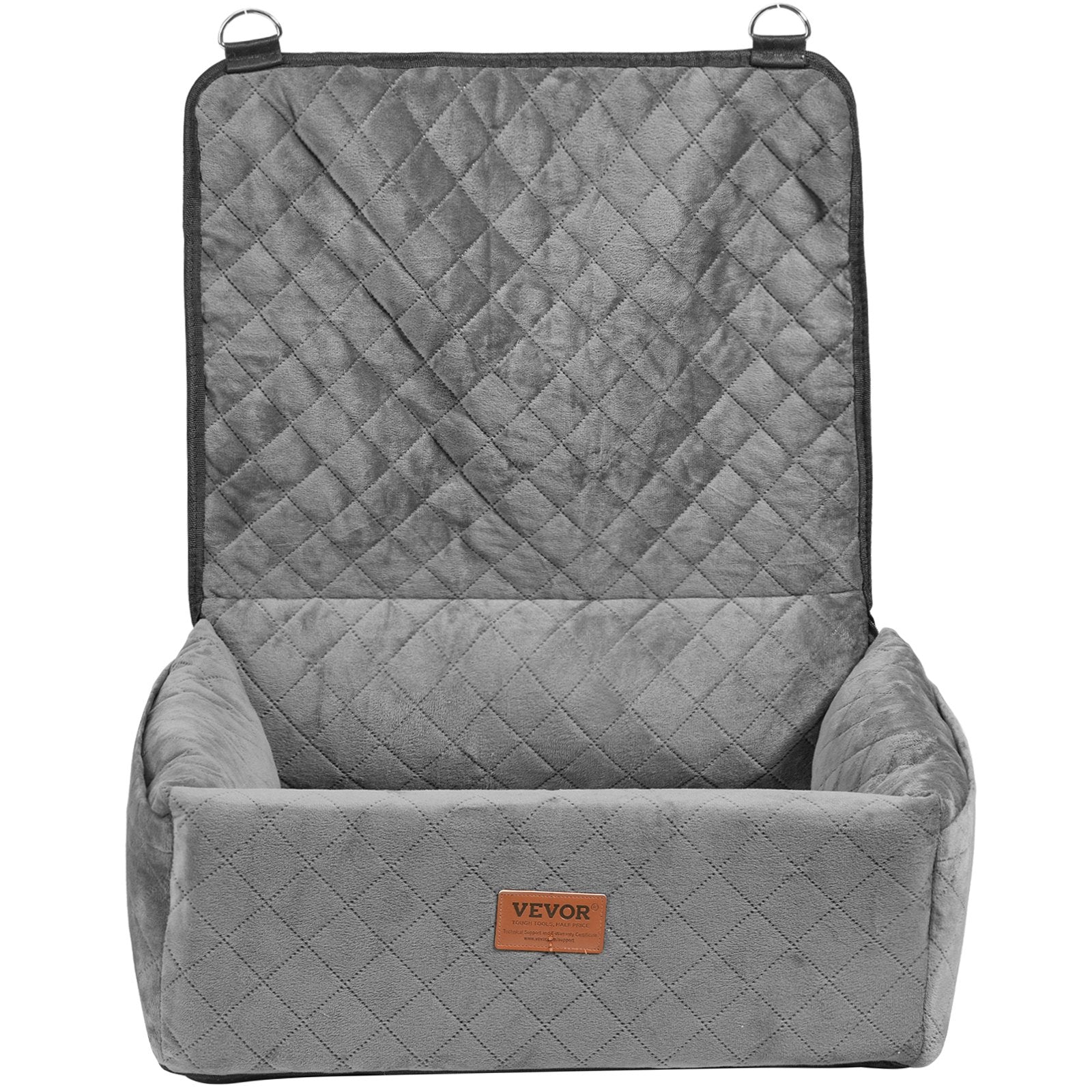 Automotive Decor: VEVOR Dog Booster Car Seat Pet Car Seat for Small Medium Dog up to 18.1 kg Gray