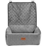 Automotive Decor: VEVOR Dog Booster Car Seat Pet Car Seat for Small Medium Dog up to 18.1 kg Gray