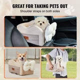 Automotive Parts: VEVOR Center Console Dog Car Seat Dog Booster Car Seat for Small Dog 3.6 kg