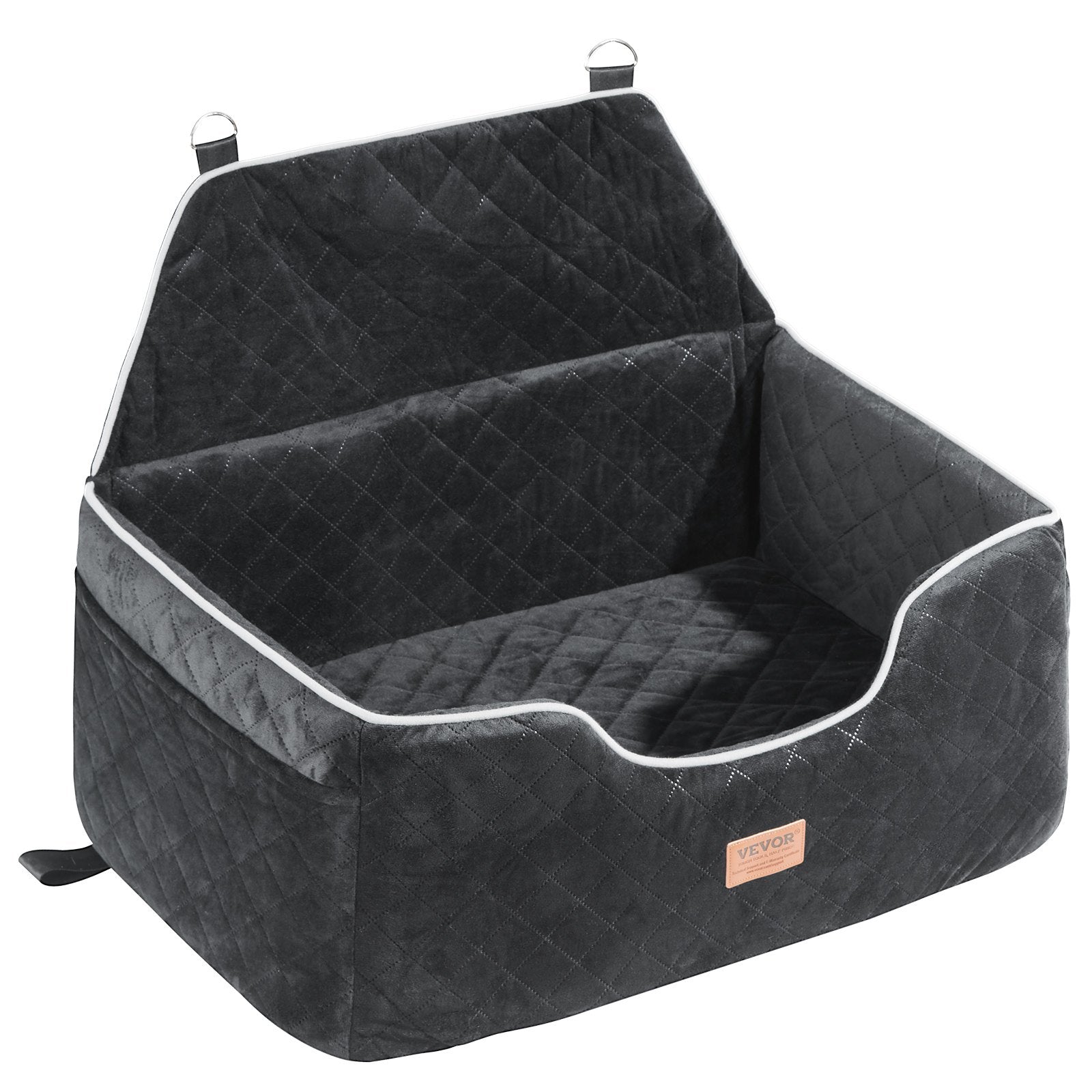 Automotive Parts: VEVOR Dog Booster Car Seat Pet Car Seat for Medium Large Dog up to 24.9 kg Black