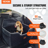 Automotive Parts: VEVOR Dog Booster Car Seat Pet Car Seat for Medium Large Dog up to 24.9 kg Black