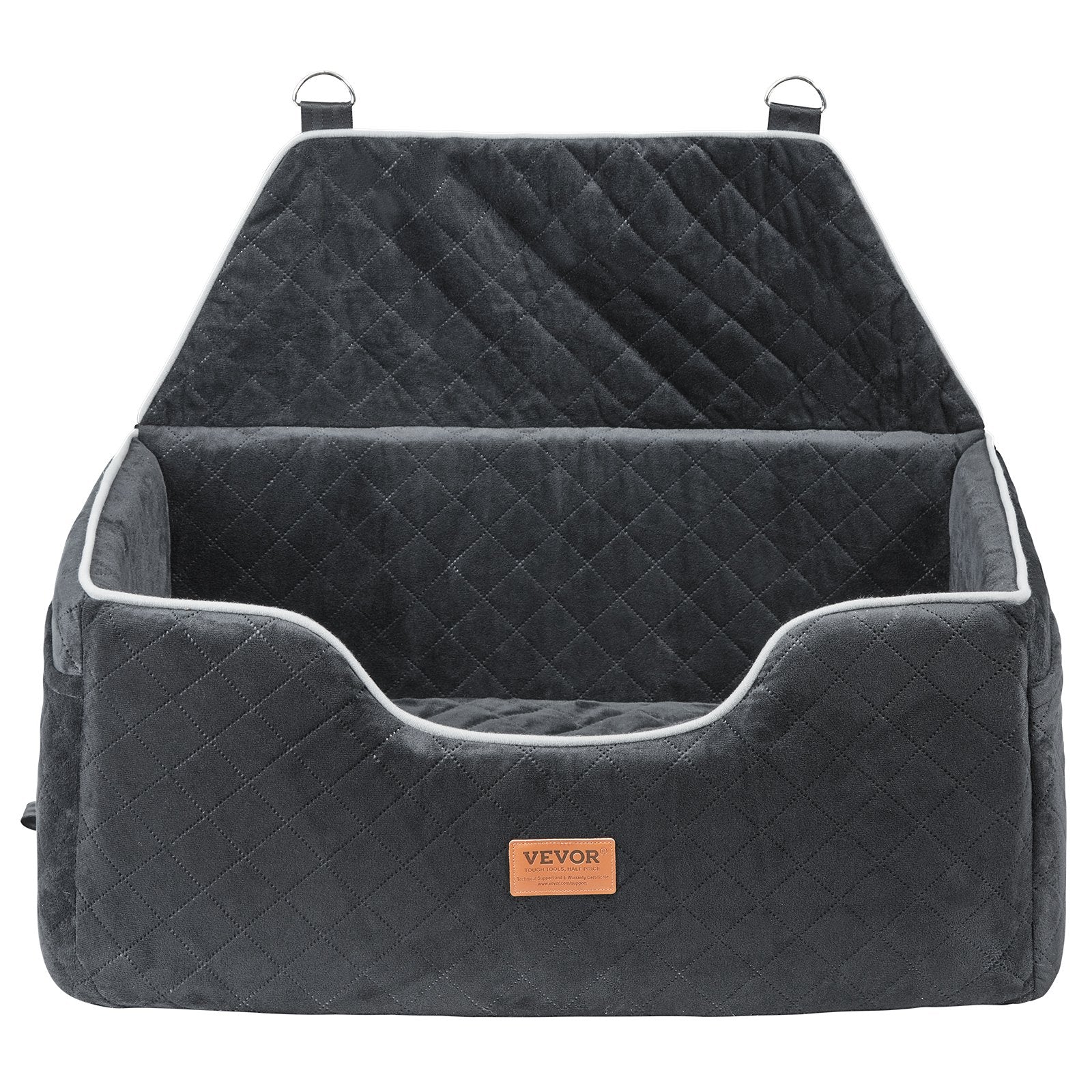 Automotive Parts: VEVOR Dog Booster Car Seat Pet Car Seat for Medium Large Dog up to 24.9 kg Black