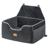 Automotive Parts: VEVOR Dog Booster Car Seat Pet Car Seat for Medium Large Dog up to 24.9 kg Black