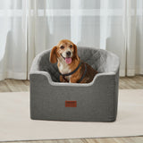 Automotive Decor: VEVOR Dog Booster Car Seat Pet Car Seat for Small Medium Dog up to 24.9 kg Gray