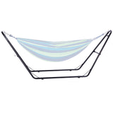 Tents: VEVOR Universal 2 Person Hammock Stand, Adjustable Heavy Duty 550 lbs Capacity Hammock Stand Fits 8-13 ft Hammocks for Outdoor and Indoor Portable Hammock Stand with Chain, Hook, and Carrying Bag