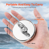 Building Toys: VEVOR Fishing Magnet Strong Heavy Duty Rare Earth Neodymium Pull Force 318 Kg