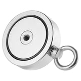 Camp Safety Equipment: VEVOR 454 Kg Strong Fishing Magnet Kit Double-Sided Pull Force Rope Carabiner