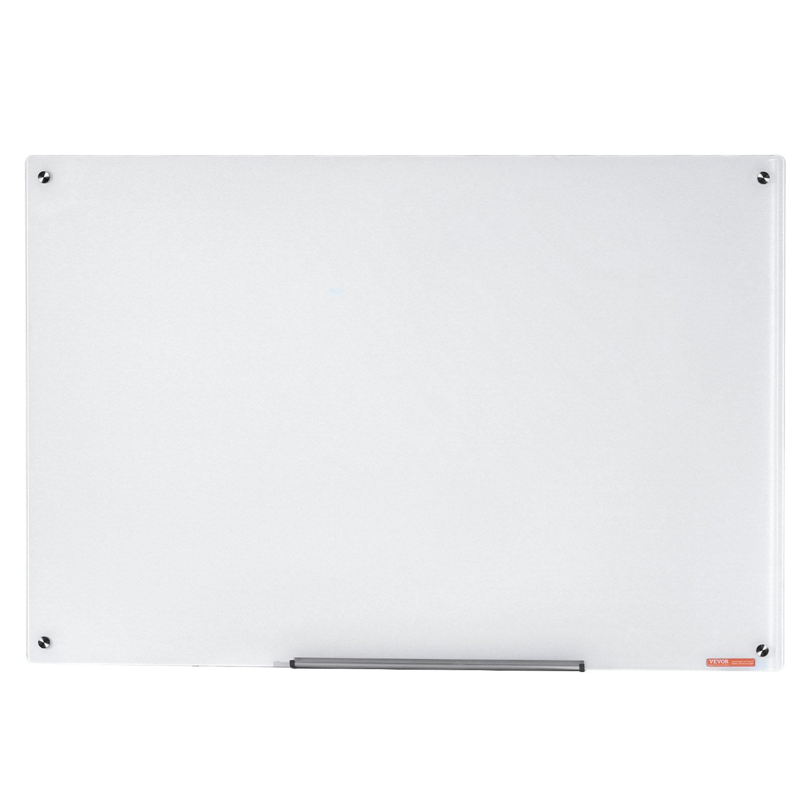Posters, Paintings & Prints: VEVOR Magnetic Glass Whiteboard, Dry Erase Board 36"x24", Wall-Mounted Large White Glassboard Frameless, with Marker Tray, an Eraser and 2 Markers, White