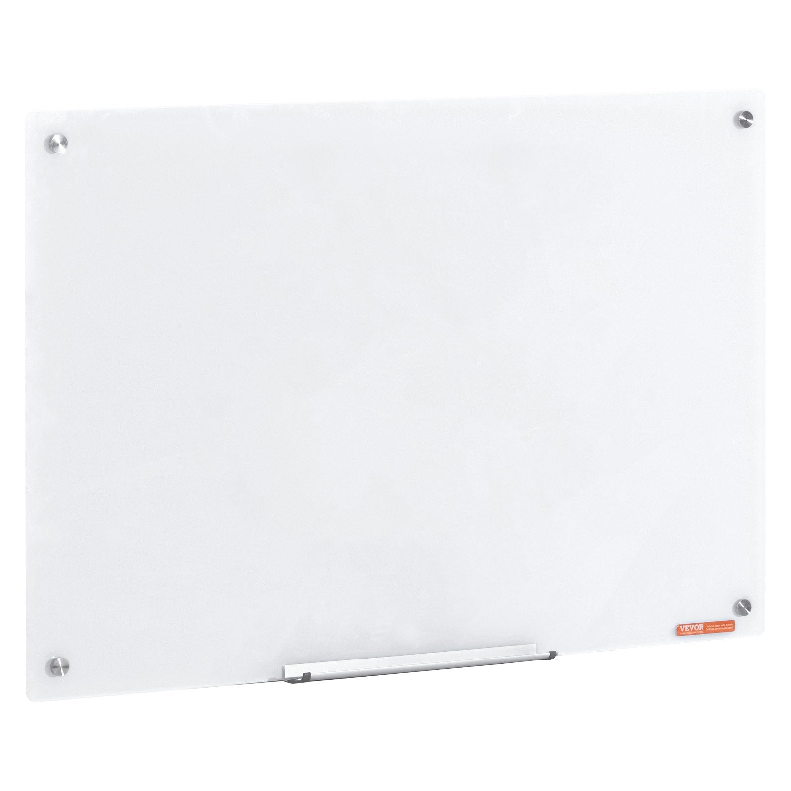 Posters, Paintings & Prints: VEVOR Magnetic Glass Whiteboard, Dry Erase Board 36"x24", Wall-Mounted Large White Glassboard Frameless, with Marker Tray, an Eraser and 2 Markers, White