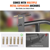 Mobility & Accessibility: VEVOR Handrails for Outdoor Steps, 29" Length Wall Mount Safety Railings for 1-3 Steps, U-Shaped Handrail with Matte Black Finished, Stair Handrails for Kids, Elderly, Pregnant Women, Disabled