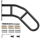 Mobility & Accessibility: VEVOR Handrails for Outdoor Steps, 29" Length Wall Mount Safety Railings for 1-3 Steps, U-Shaped Handrail with Matte Black Finished, Stair Handrails for Kids, Elderly, Pregnant Women, Disabled